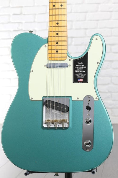 Đàn Guitar Điện Fender American Professional Classic Telecaster - Faded Sherwood Green Metallic, Maple Fingerboard
