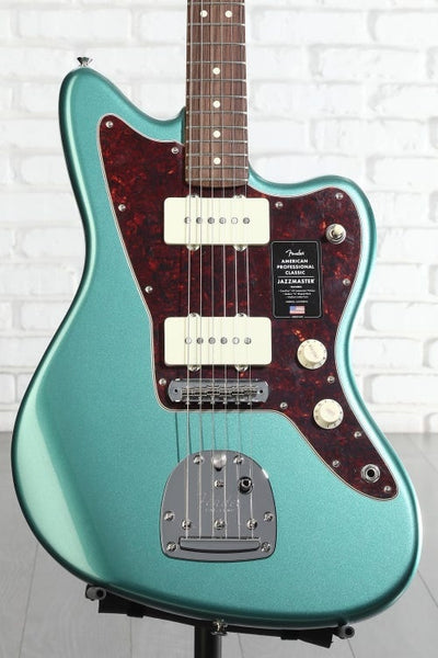 Đàn Guitar Điện Fender American Professional Classic Jazzmaster - Faded Sherwood Green Metallic, Rosewood Fingerboard