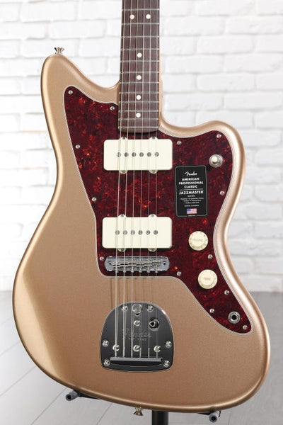 Đàn Guitar Điện Fender American Professional Classic Jazzmaster - Faded Firemist Gold, Rosewood Fingerboard