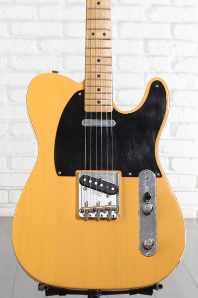 Đàn Guitar Điện Fender 75th Anniversary Vintera Road Worn 1951 Telecaster - Butterscotch Blonde, Maple Fingerboard