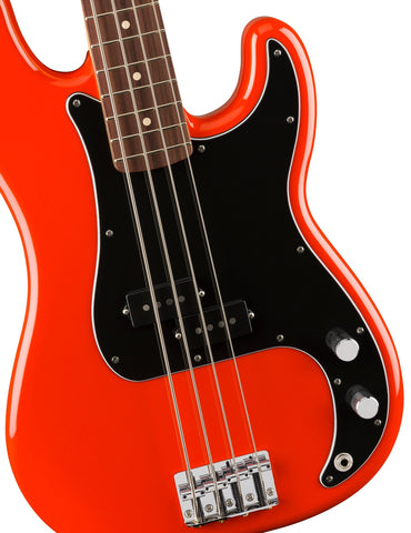 Đàn Guitar Bass 4-dây Fender Player II Precision Bass, Slab Rosewood FB - Coral Red