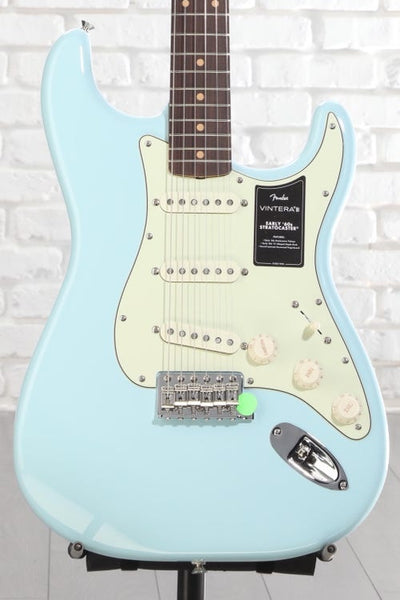 Đàn Guitar Điện Fender Vintera III Early 60s Stratocaster - Sonic Blue, Rosewood Fingerboard