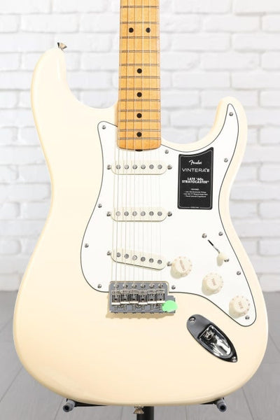 Đàn Guitar Điện Fender Vintera III Late 60s Stratocaster - Olympic White, w/Maple Fingerboard