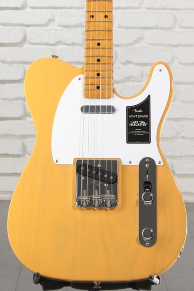 Đàn Guitar Điện Fender Vintera III Late 50s Telecaster - Butterscotch Blonde, Maple Fingerboard