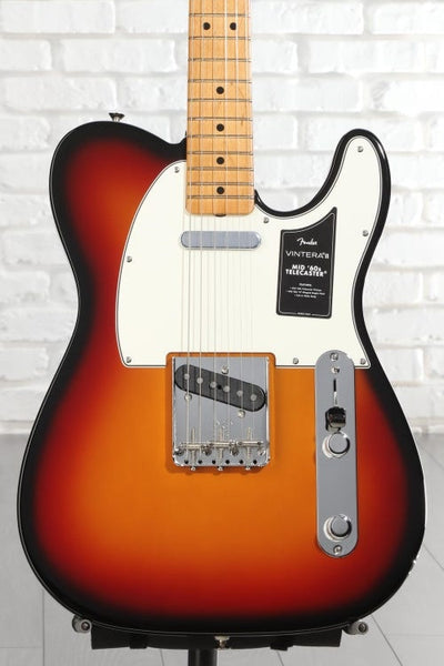 Đàn Guitar Điện Fender Vintera III Mid 60s Telecaster - 3-Color Sunburst, Maple Fingerboard