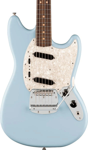 Đàn Guitar Điện Fender Vintera III Mid 60s Mustang - Sonic Blue, Rosewood Fingerboard