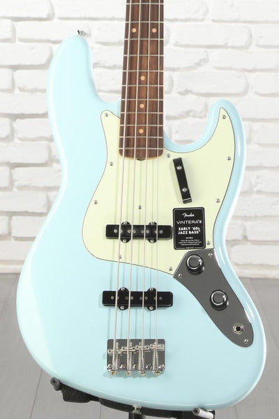 Đàn Guitar Bass 4-dây Fender Vintera III Early 60s Jazz Bass - Sonic Blue, Rosewood Fingerboard