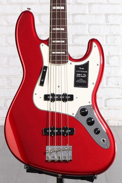 Đàn Guitar Bass 4-dây Fender Vintera III Early 70s Jazz Bass - Candy Apple Red, Rosewood Fingerboard