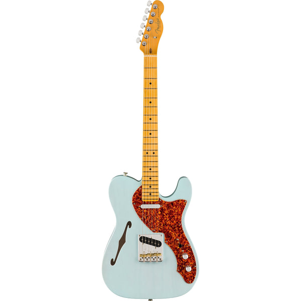Đàn Guitar Điện Fender Limited Edition American Professional II Telecaster Thinline, Maple FB - Transparent Daphne Blue