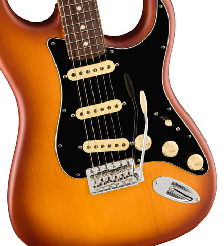 Đàn Guitar Điện Fender Limited Edition American Performer Timber Stratocaster, RW FB - Honey Burst