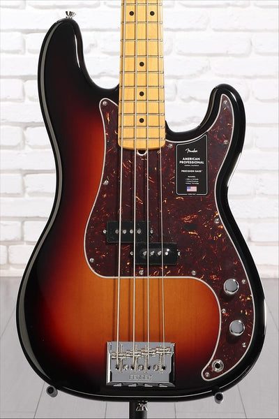 Đàn Guitar Bass 4-dây Fender American Professional Precision Bass - 3-Color Sunburst w/Maple Fingerboard