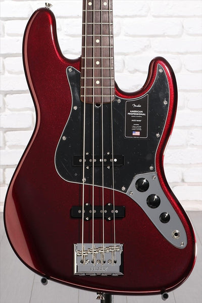 Đàn Guitar Bass 4-dây Fender American Professional Jazz Bass - Oxblood w/Rosewood Fingerboard