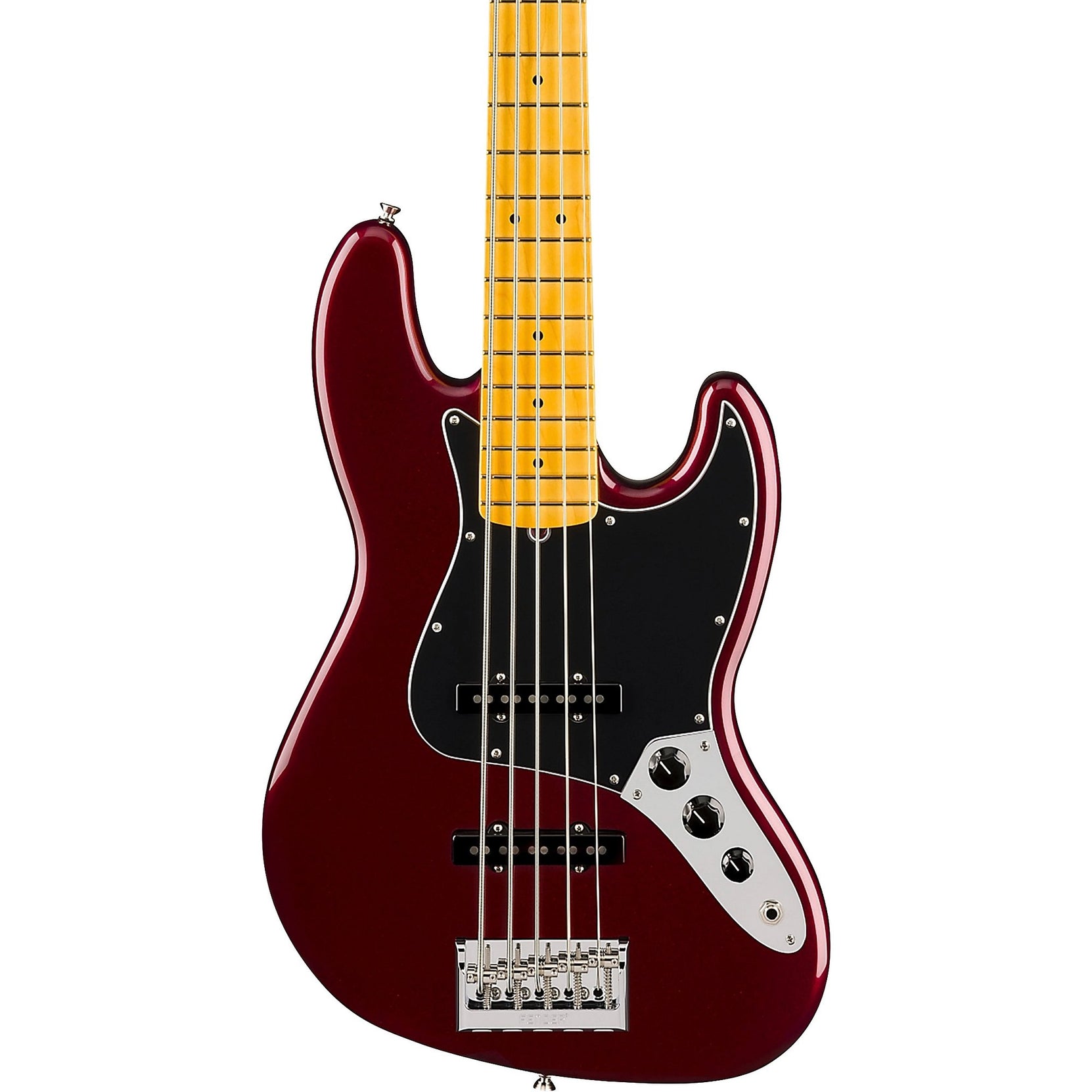 Đàn Guitar Bass 5-dây Fender American Professional Jazz Bass V - Oxblood, Maple Fingerboard-Mai Nguyên Music