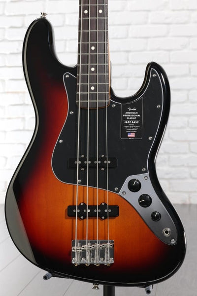 Đàn Guitar Bass 4-dây Fender American Professional Classic Jazz Bass - 3-Color Sunburst, Rosewood Fingerboard