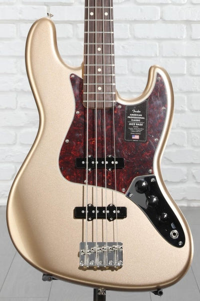 Đàn Guitar Bass 4-dây Fender American Professional Classic Jazz Bass - Faded Firemist Gold, Rosewood Fingerboard
