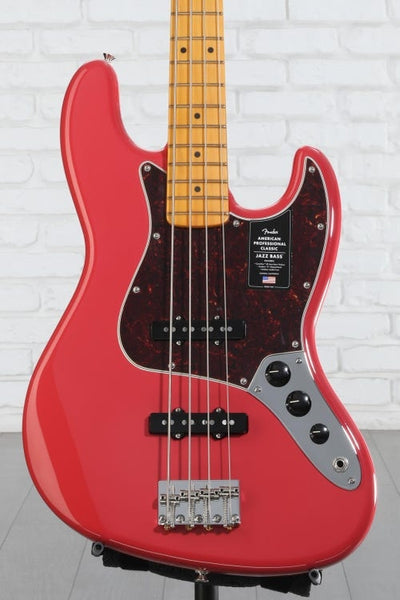 Đàn Guitar Bass 4-dây Fender American Professional Classic Jazz Bass - Faded Dakota Red, Maple Fingerboard