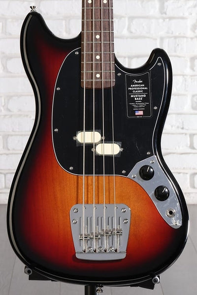 Đàn Guitar Bass 4-dây Fender American Professional Classic Mustang Bass - Faded Sherwood Green Metallic, Rosewood Fingerboard