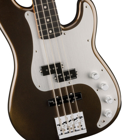 Đàn Guitar Bass 4-dây Fender American Ultra II Precision Bass, Ebony FB - Texas Tea