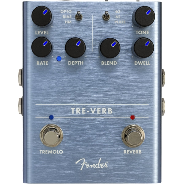 Pedal Guitar Fender Tre-Verb Digital Reverb/Tremolo