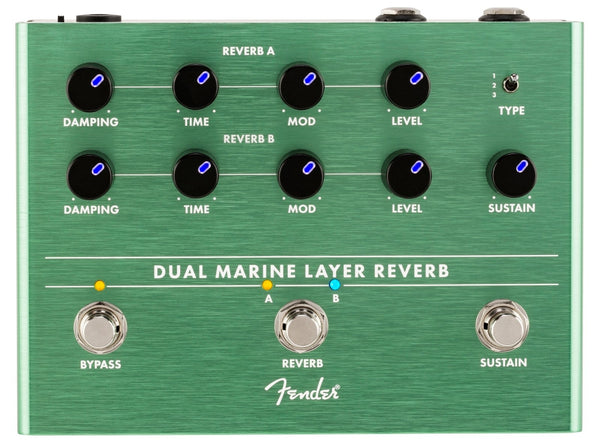 Pedal Guitar Fender Dual Marine Layer Reverb