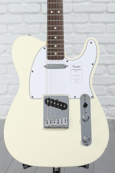 Đàn Guitar Điện Fender Standard Telecaster - Olympic White w/Indian Laurel Fingerboard