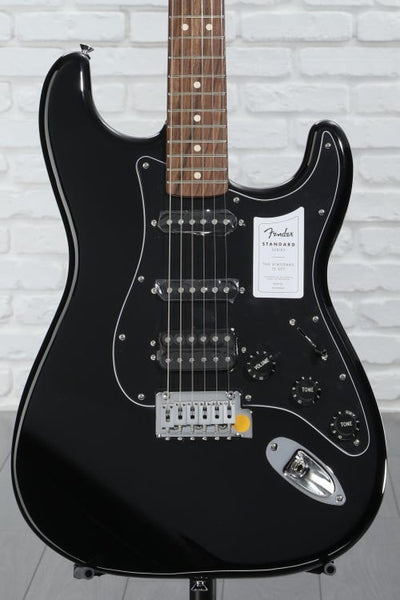 Đàn Guitar Điện Fender Standard Stratocaster HSS - Black w/Indian Laurel Fingerboard