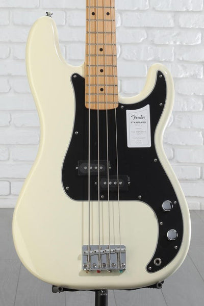 Đàn Guitar Bass 4-dây Fender Standard Precision Bass - Olympic White w/Maple Fingerboard