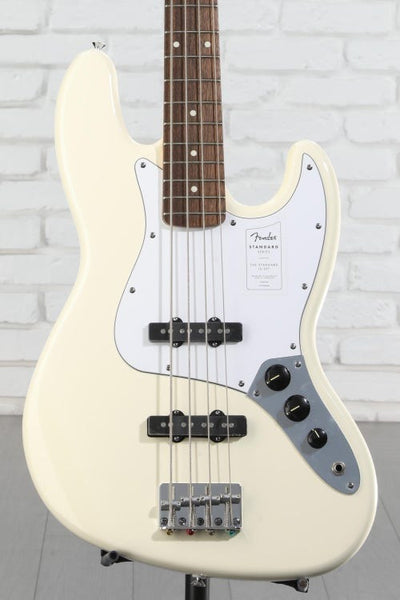 Đàn Guitar Bass 4-dây Fender Standard Jazz Bass - Olympic White w/Indian Laurel Fingerboard