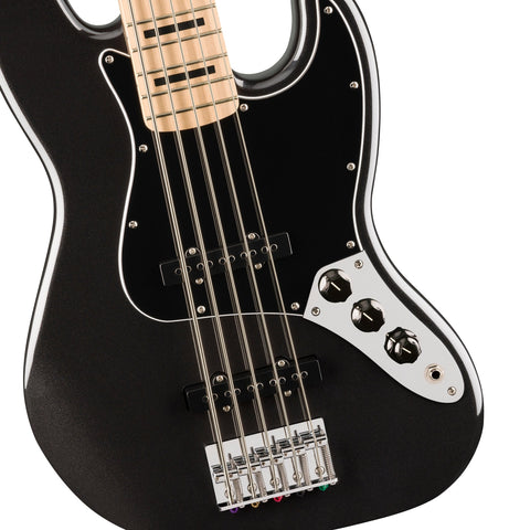 Đàn Guitar Bass 5-dây Squier Affinity Series Active Jazz Bass V, Maple FB - Black