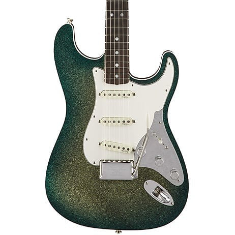 Fender Custom Shop Mark Kendrick Founders Design Stratocaster, Flat-Lam Indian Rosewood Fingerboard, Golden Teal Sparkle Burst