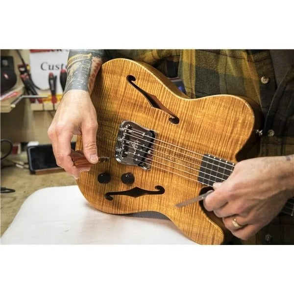 Fender Custom Shop John Page Founders Design Double F-Hole Esquire, Ebony Fingerboard, Natural