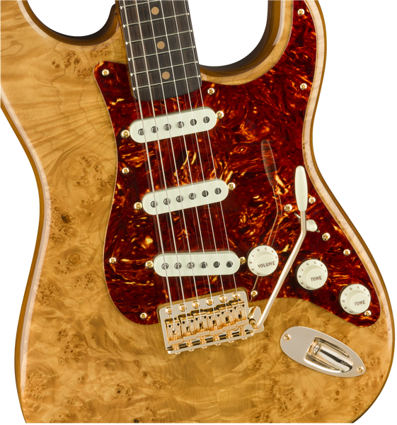 Fender Custom Shop Artisan Maple Burl Stratocaster, Ebony Madagascar Fingerboard, Aged Natural