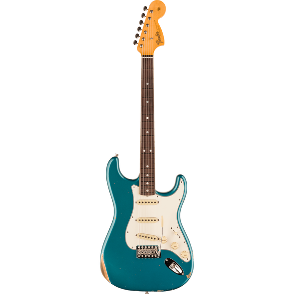 Fender Custom Shop 1967 Stratocaster Relic with Closet Classic Hardware, 3A Rosewood Fingerboard, Aged Ocean Turquoise
