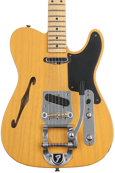 Fender Custom Shop Postmodern Telecaster Journeyman Relic®, 1-Piece Rift Sawn Maple Neck Fingerboard, Aged Butterscotch Blonde