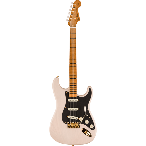 Fender Custom Shop American Custom Stratocaster NOS, Roasted 2A Birdseye Maple Neck Fingerboard, Aged White Blonde