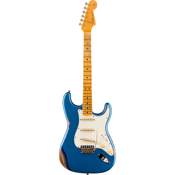 Fender Custom Shop Limited Edition Fat 64 Stratocaster Relic, Aged Lake Placid Blue over Purple Sparkle