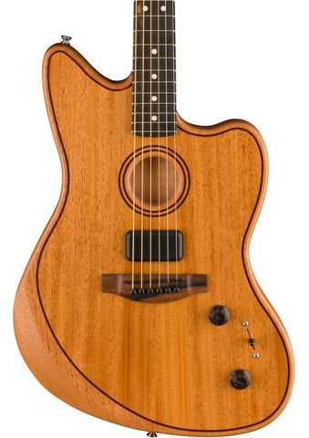 Fender American Acoustasonic Jazzmaster All-Mahogany, Natural