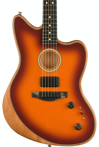Fender American Acoustasonic Jazzmaster in Tobacco Sunburst