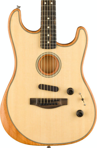 Fender American Acoustasonic Stratocaster, Natural