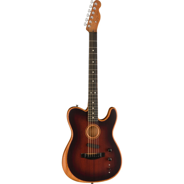 Fender American Acoustasonic Telecaster All-Mahogany in Bourbon Burst