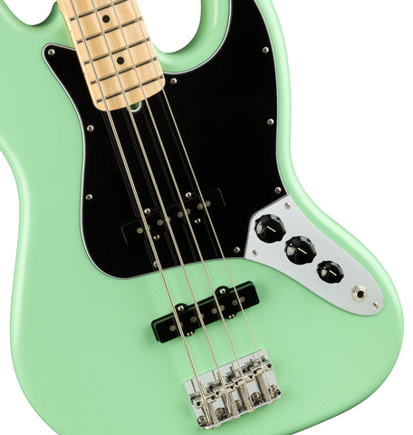 Fender American Performer Jazz Bass MN, Satin Surf Green