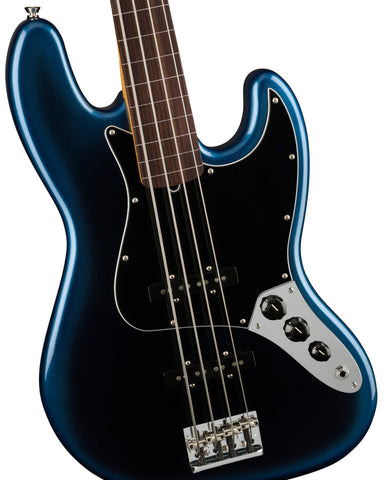 Fender American Professional II Jazz Bass Fretless RW, Dark Night