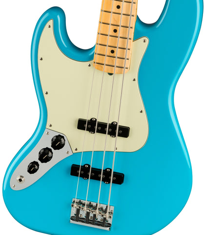 Fender American Professional II Jazz Bass Left-Hand MN, Miami Blue