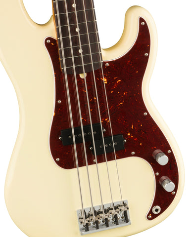 Fender American Professional II Precision Bass V RW, Olympic White