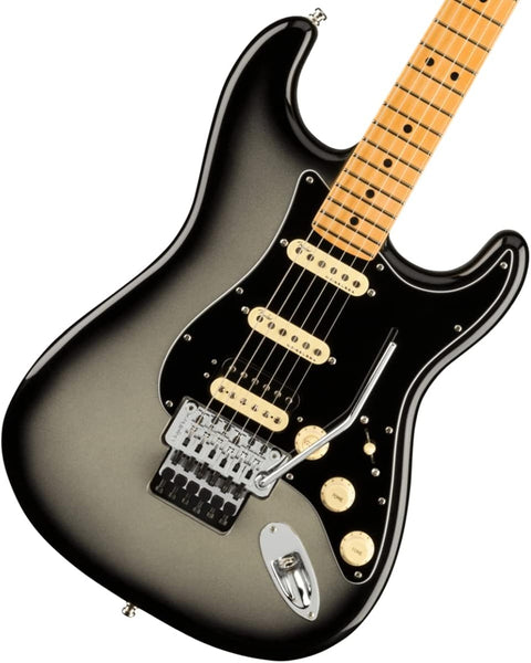 Fender American Ultra Luxe Stratocaster Floyd Rose HSS, Maple Fingerboard, Silverburst
