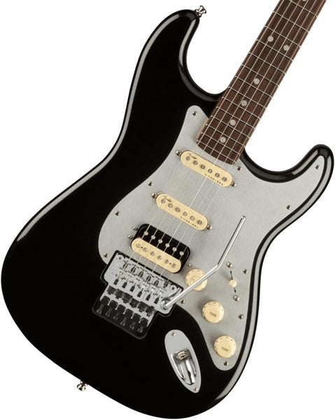 Fender American Ultra Luxe Stratocaster Floyd Rose HSS, Rosewood Fingerboard, Mystic Black