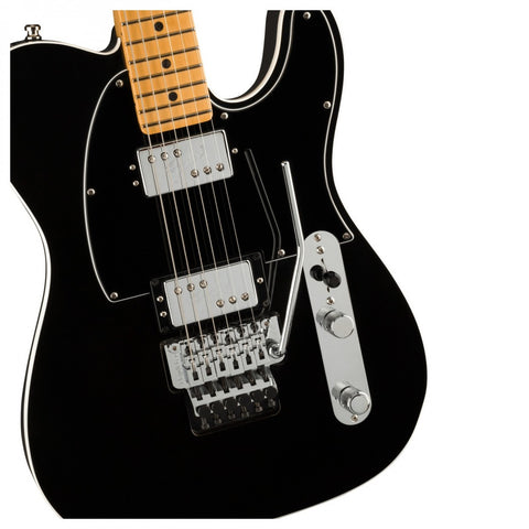 Fender American Ultra Luxe Telecaster HH FR MN, Mystic Black