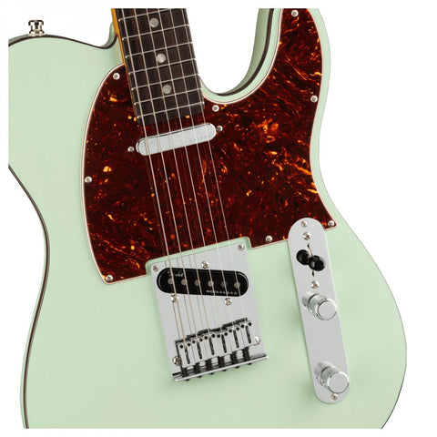 Fender American Ultra Luxe Telecaster RW, Surf Green