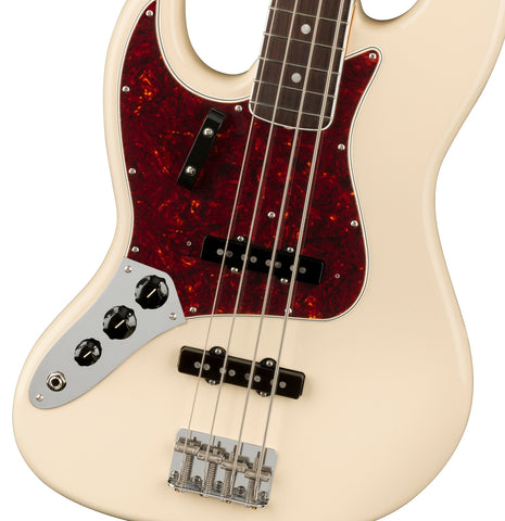 Fender American Vintage II 1966 Jazz Bass Left-Hand RW, Olympic White