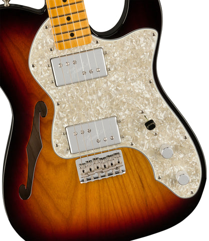 Fender American Vintage II 1972 Telecaster Thinline MN, 3-Color Sunburst